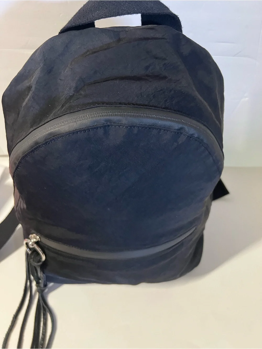 REBECCA MINKOFF Black Nylon Always On Regan Medium Backpack 15.5